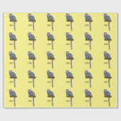 Papier Cadeau Illustration marmoset commune (Plat)