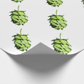 Papier Cadeau Illustration noire d'encre d'houblon pour des (Coin)