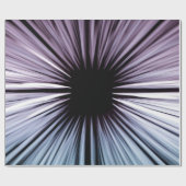Papier Cadeau Illustration optique blanche et noire (Plat)