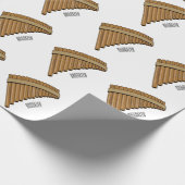 Papier Cadeau Illustration Pan flûte / panpipes (Coin)