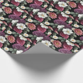 Papier Cadeau Illustration Rose vintage (Coin)