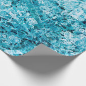 Papier Cadeau illustration turquoise (Coin)