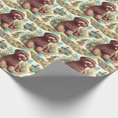 Papier Cadeau Illustration vintage Lagotto Romagnolo (Coin)