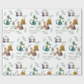 Papier Cadeau Illustrations de contes de fées classiques pour en (Plat)