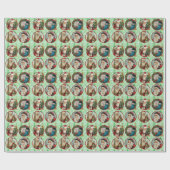 Papier Cadeau Illustrations de Noël (Plat)