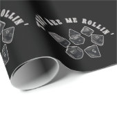 Papier Cadeau Ils me voient rouler. (Coin rond)