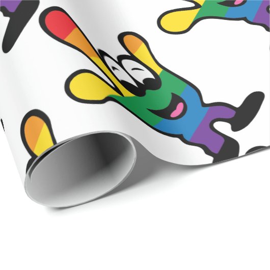 Papier Cadeau ILYrainbowFinal (Coin rond)