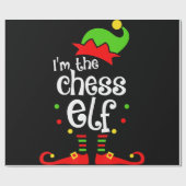 Papier Cadeau im chess elf xmas famille ami cadeau de noël (Plat)
