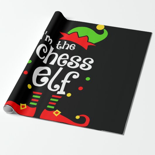 Papier Cadeau im chess elf xmas famille ami cadeau de noël (Déroulé)