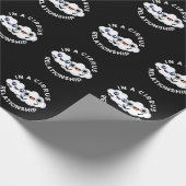 Papier Cadeau I'm In A Cirrus Relation Cloud Pun Dark BG (Coin)