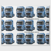 Papier Cadeau Image de camion pour le papier d'enveloppement (Plat)