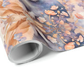 Papier Cadeau Image de l'aquarelle de la souris (Coin rond)