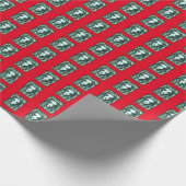 Papier Cadeau Image fée de Noël gothique (Coin)