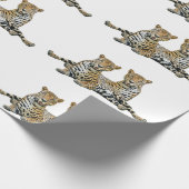 Papier Cadeau Image Jaguar pour l'emballage du papier (Coin)