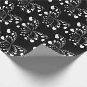 Papier Cadeau Image papillon stylisée (Coin)