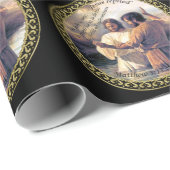 Papier Cadeau Image une de baptême de Jésus-Christ (Coin rond)