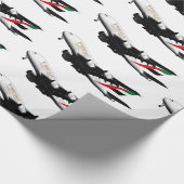 Papier Cadeau Images Airbus A380-800 pour papier d'emballage bri (Coin)