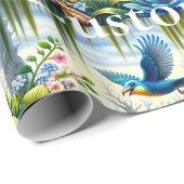 Papier Cadeau Imaginaire alligator marécage Thunder_Cove (Coin rond)