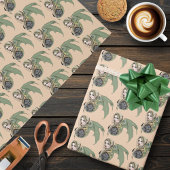 Papier Cadeau Imaginaire du dragon d'Elf Warrior