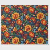 Papier Cadeau Imaginaire Floral Toutes les occasions Classique (Plat)