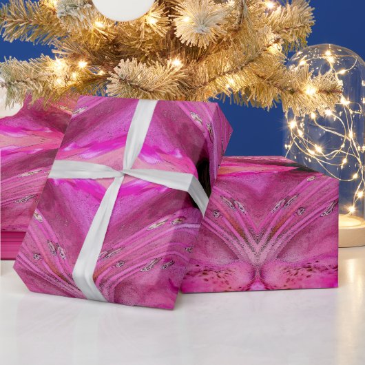 Papier Cadeau Imaginaire Fuchsia (Vacances)