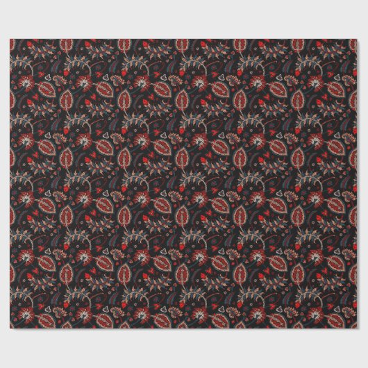 Papier Cadeau Imaginaire Paisley (Plat)