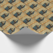 Papier Cadeau Imaginaire Vintage Grimoire de l'Assistant Mystiqu (Coin)