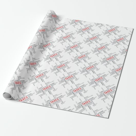 Papier Cadeau "Impôts" (Déroulé)