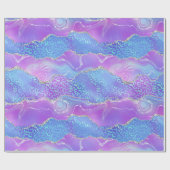 Papier Cadeau Impression agate léopard | Motif de pierre abstrai (Plat)