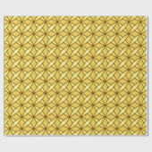 Papier Cadeau Impression atomique moderne du milieu du siècle -  (Plat)