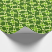 Papier Cadeau Impression atomique moderne du milieu du siècle -  (Coin)