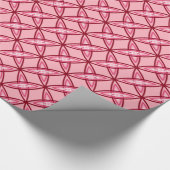 Papier Cadeau Impression atomique moderne du milieu du siècle - (Coin)