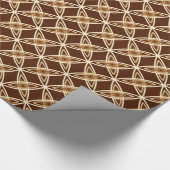 Papier Cadeau Impression atomique moderne du milieu du siècle -  (Coin)