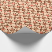 Papier Cadeau Impression atomique moderne du milieu du siècle -  (Coin)