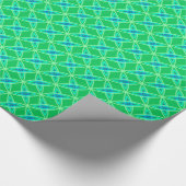 Papier Cadeau Impression atomique moderne du milieu du siècle -  (Coin)