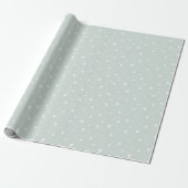 Papier Cadeau Impression Boho Rêveuse étoile Enfants Doux Mint C (Déroulé)