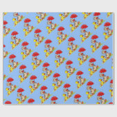 Papier Cadeau impression canard et canard (Plat)