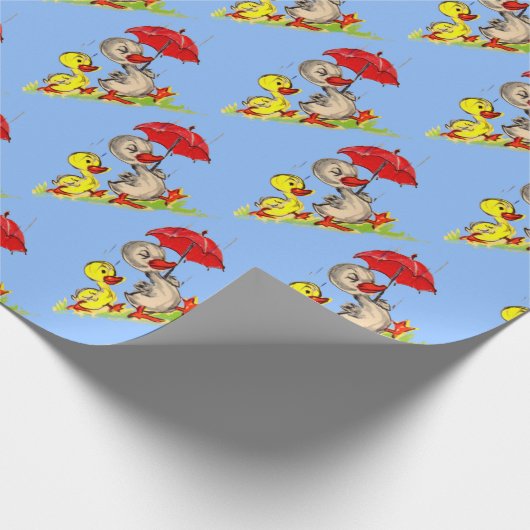 Papier Cadeau impression canard et canard (Coin)
