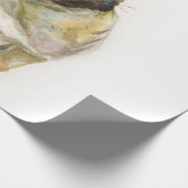 Papier Cadeau Impression carlin face | Chien de Carlin mignon (Coin)
