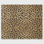 Papier Cadeau Impression Cheetah (Plat)