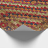 Papier Cadeau Impression composée indienne multicolore (Coin)