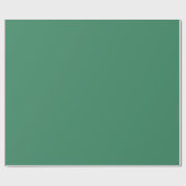 Papier Cadeau Impression couleur vive verte shamrock (Plat)