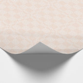 Papier Cadeau Impression Crème Et Blanc Japonais (Coin)