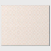Papier Cadeau Impression Crème Et Blanc Japonais (Plat)