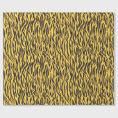 Papier Cadeau Impression d'animal Impression de tigre thème Safa (Plat)