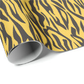 Papier Cadeau Impression d'animal Impression de tigre thème Safa (Coin rond)