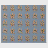 Papier Cadeau Impression d'art abstrait de girafe (Plat)