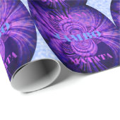 Papier Cadeau Impression d'art Cosmic Hakuna (Coin rond)