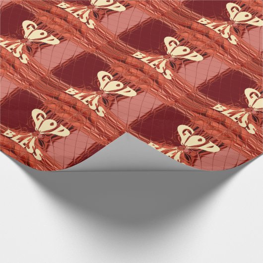 Papier Cadeau Impression d'art Dieu béni (Coin)