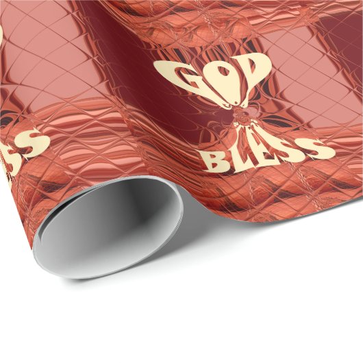 Papier Cadeau Impression d'art Dieu béni (Coin rond)